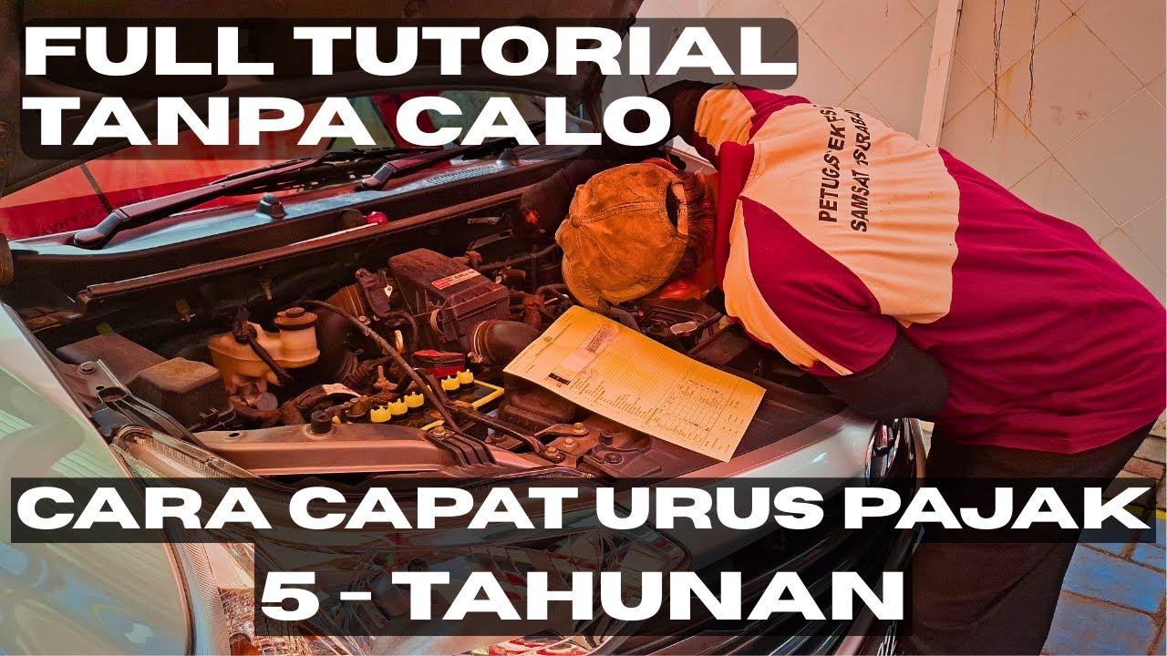 HANYA SATU JAM BERES!!!, TRIK CARA CEPAT URUS PAJAK 5 TAHUNAN TANPA CALO TANPA BIAYA TAMBAHAN