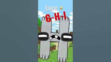 H-I-G | Alphabet Lore #shorts #alphabetlore #alphabet #numberblocks #621 #lore