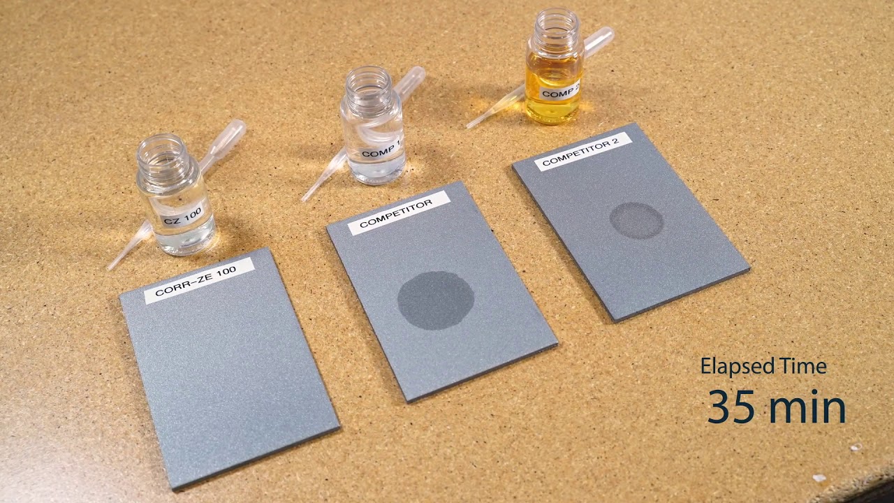 Corr-Ze™ 100 Rust Removal and Corrosion Prevention Demo Timelapse