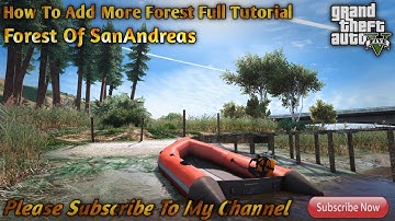 How to install Forests of San Andreas in GTA 5 IN HINDI ( Add on Trees ) #gtav#gta5