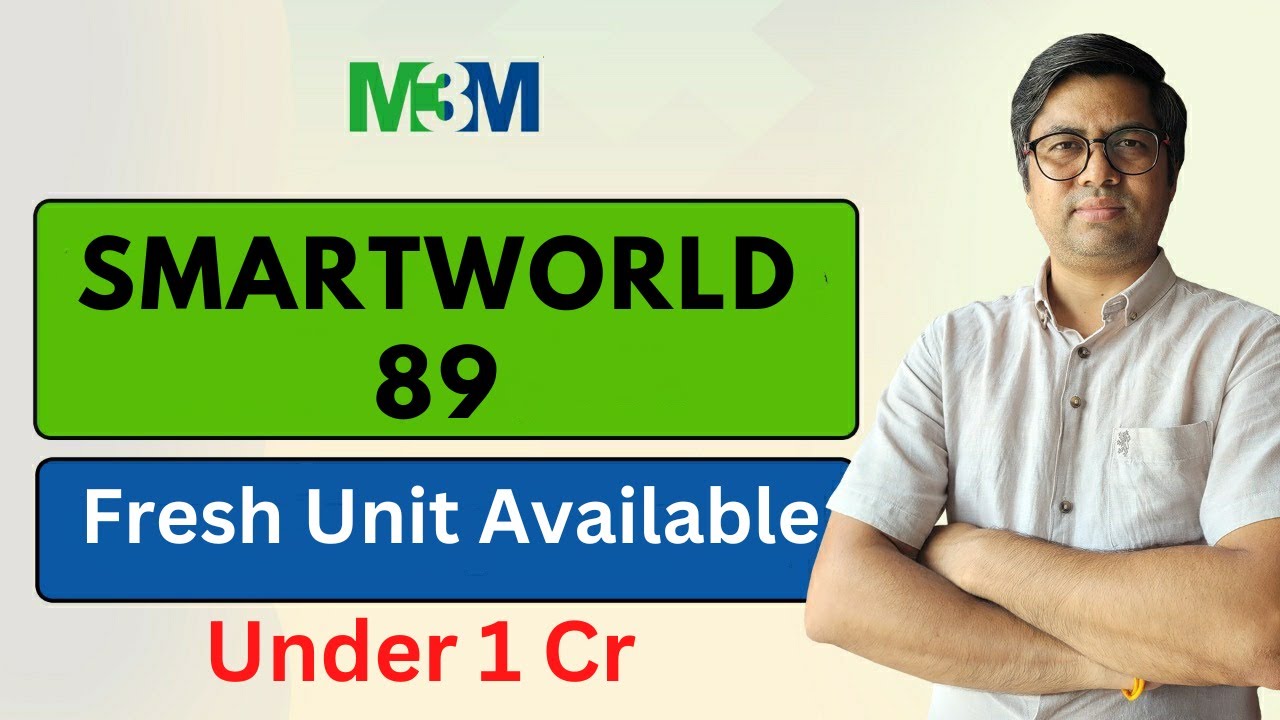 M3M Smart world sec 89 Project | Property Under 1 Cr |  Fresh Unit Available |