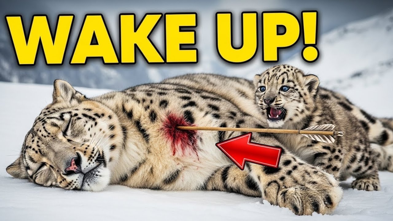 Injured Snow Leopard Found in Snow… Watch the Heroic Rescue 🐆❄️ 
