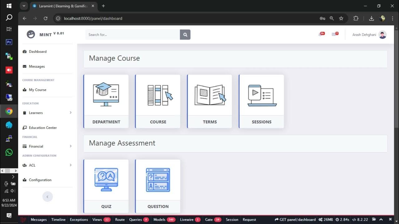 LEARNING MANAGEMENT SYSTEM ( LARAVEL FRAMEWORK ) | TUTORIAL LENGKAP ...