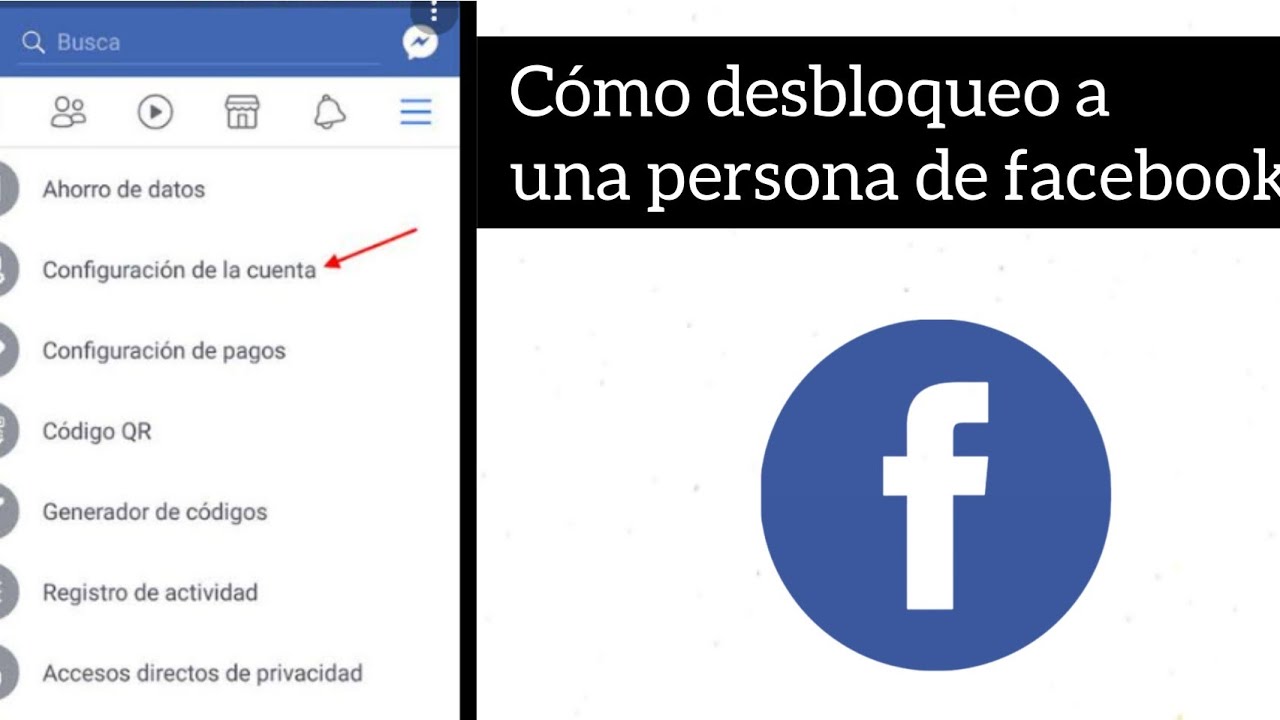cómo DESBLOQUEAR a ALGUIEN de FACEBOOK ACTUALIZADO!! - YouTube