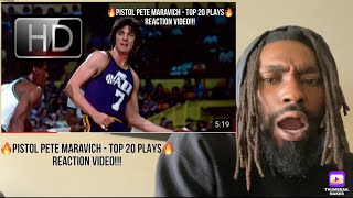 Pistol Pete Maravich Reaction!! Pistol Pete Maravich TOP 20 PLAYS Reaction Video!! [2021] A Wizard!!