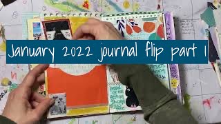 Journal flip through - January 2022 part 1