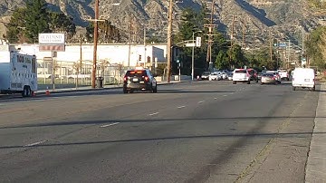 LAPD Foothill Unit Responding