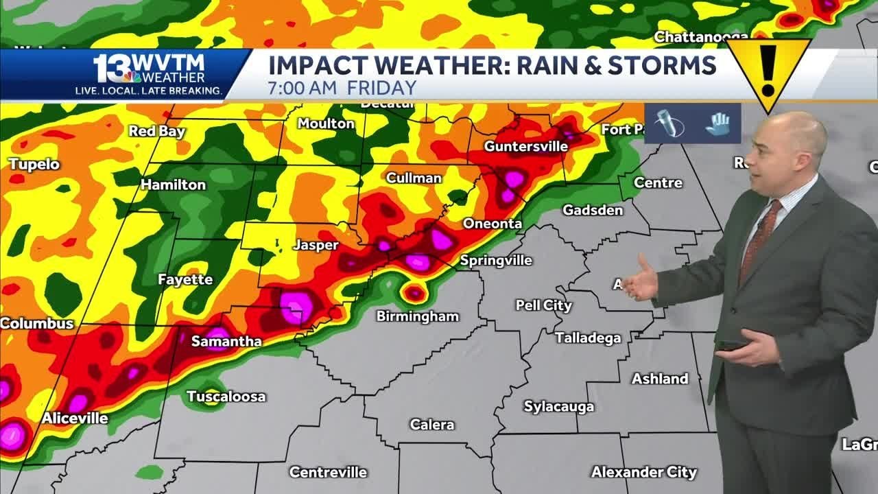 Intense storms hit Alabama early Friday morning with strong wind gusts ...