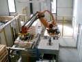 ROBOTEH palletizing solution - Wood pellet bags