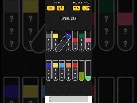 How to do Water sort Puzzle level 365 | Water sort puzzle | Color Sorting Game | Gaming Shortcuts |