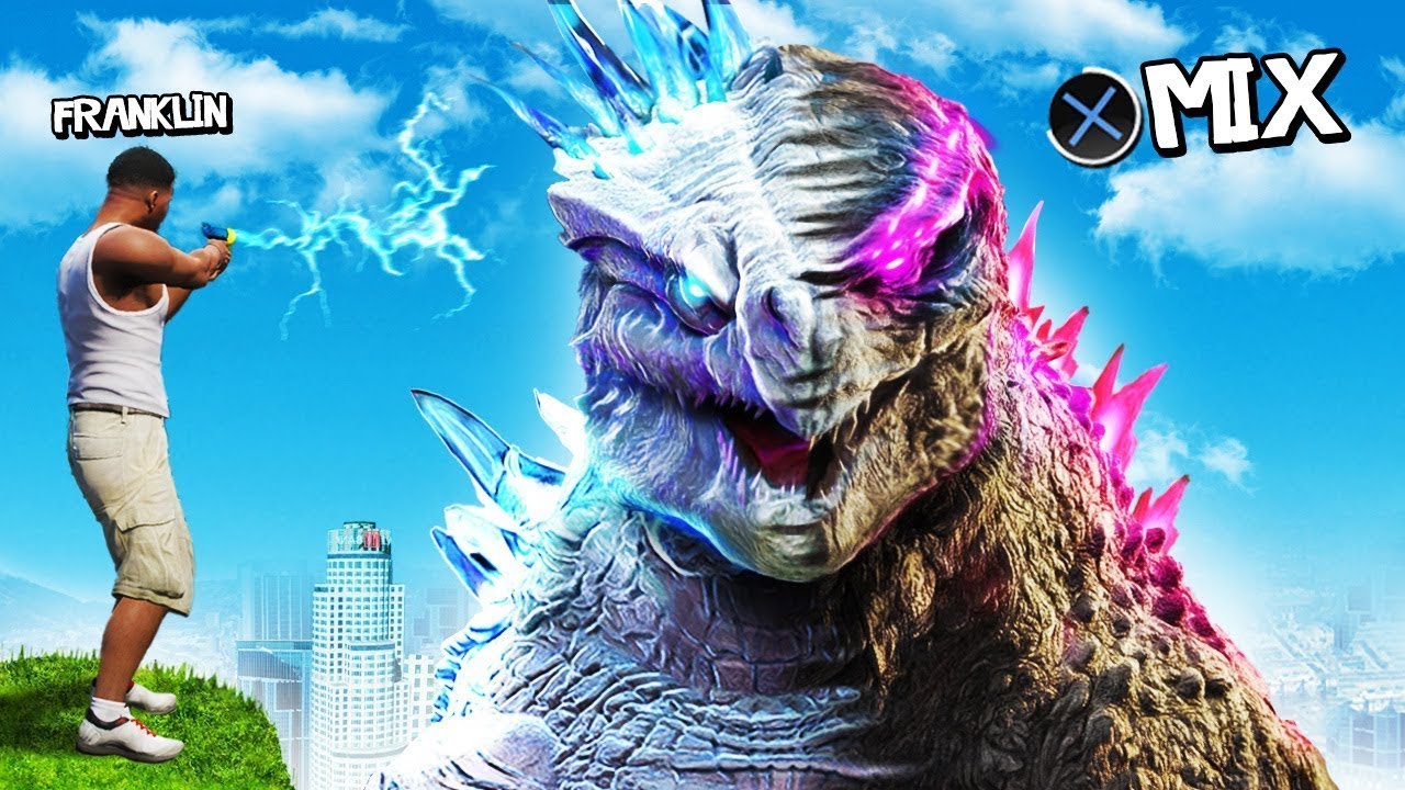 Chimo Godzilla Mezclando SHIMO con GODZILLA EVOLUCIONADO en GTA 5 Mods - YouTube