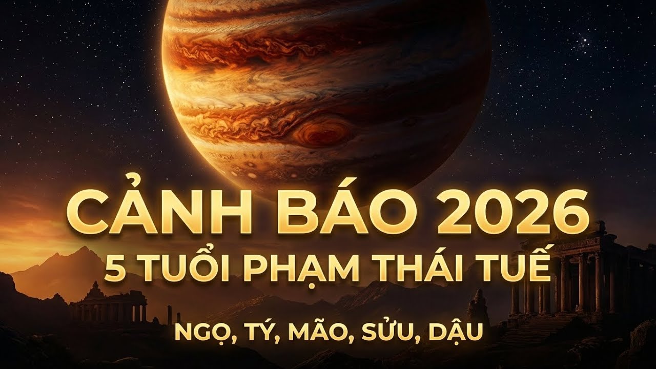 Cảnh Báo 5 Tuổi Phạm Thái Tuế 2026 (Bính Ngọ): Ai Gặp 