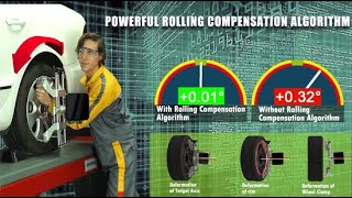 Powerful Rolling Compensation Technology of Lawrence 3D Wheel Alignment