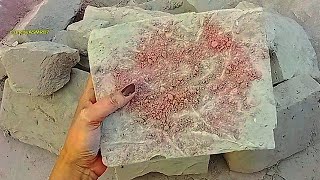 New video cement mud dirt soft texture dry floor crumbling mouthwatering 