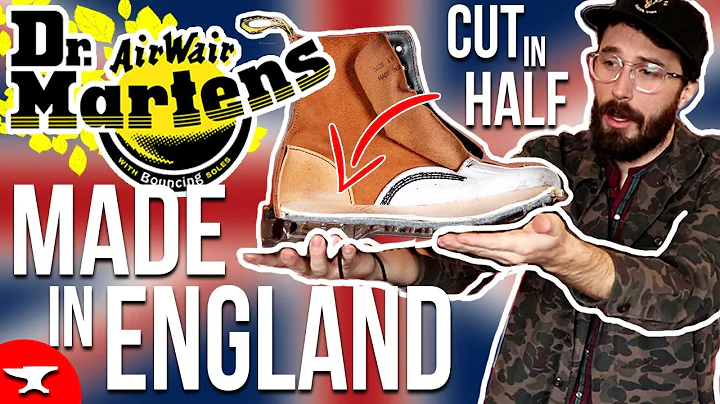 MADE IN ENGLAND Dr Martens Boots (CUT IN HALF) - 1460 doc marten review