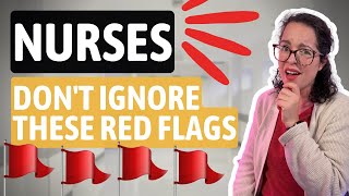 Famous Red Flags to Avoid in Nursing Jobs (And Good Signs To Spot Too!) | Nurses Share Horror Stories Wealth