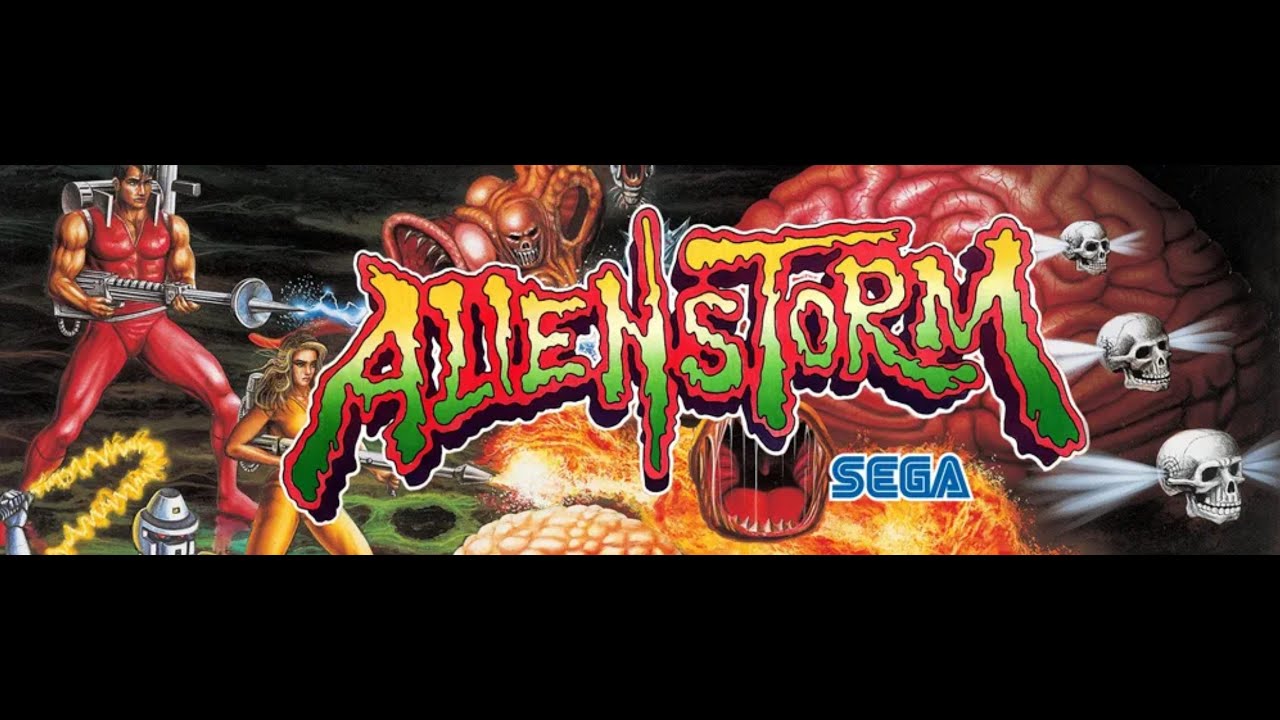 Alien Storm Arcade SEGA AM1 3-Players Full Game 1080p 60fps