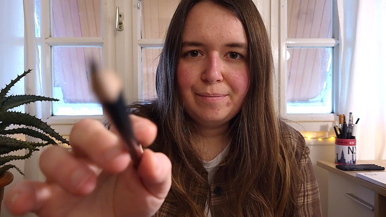 [ASMR FR] Roleplay Artiste - Je dessine ton portrait - Soft Spoken