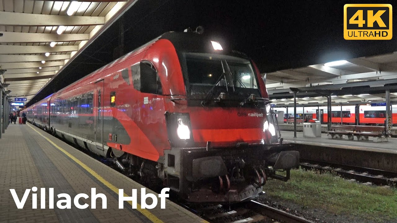 Österreichisch Züge Vlog #219 - Villach Hbf 20.10.2023