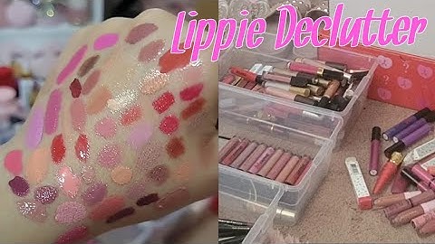 Lippie Declutter PART 1
