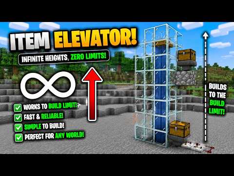 Item Elevator | Redstone | Minecraft 1.21+
