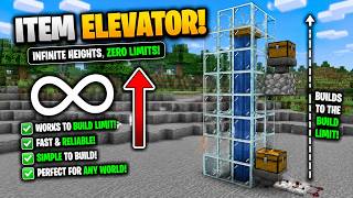 Item Elevator | Redstone | Minecraft 1.21+