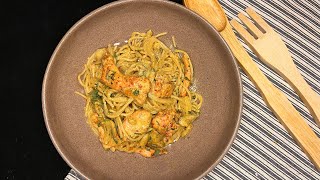 I have never eaten such delicious pasta!Famous alfredo fettuccine recipe with chicken breast🍜