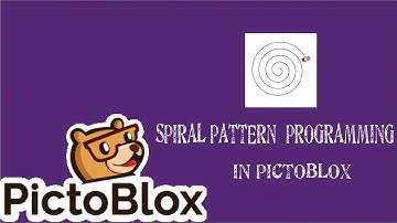 Spiral Pattern Programming -I Pictoblox Interface -I