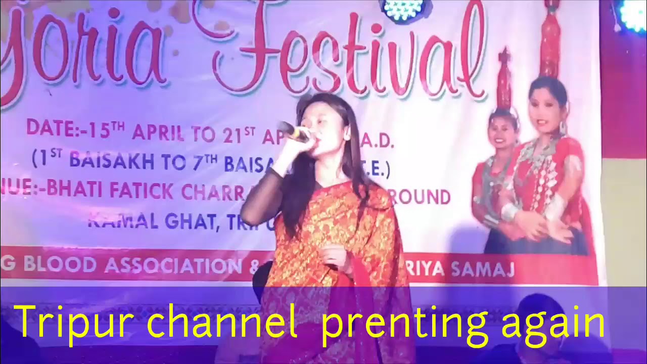 Khabaile hamjaka nono angle kokborok song singer Jyotsna Reang