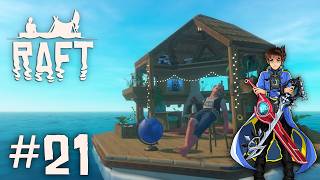 Raft Multiplayer Playthrough with Chaos & the Lads part 21: Climbing Skyscrapers