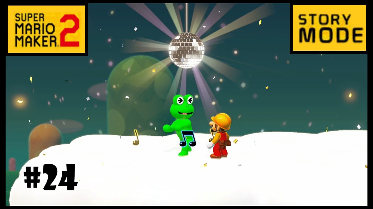 All 3 Soundfrog Levels-Super Mario Maker 2;Story Mode! - YouTube