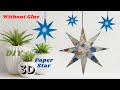 A Unique Wall Hanging Idea || Home Decore with Paper stars #origamistar