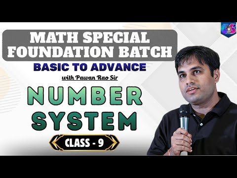 Foundation Mathematics Course | Number System | Class - 9 | By Pawan Rao Sir | @GlowYrStudy    ​