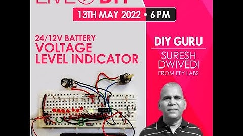 LIVE DIY : Battery Voltage Indicator