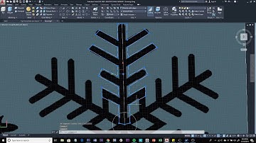 CAD Snowflake Part 1 Autocad Tutorial