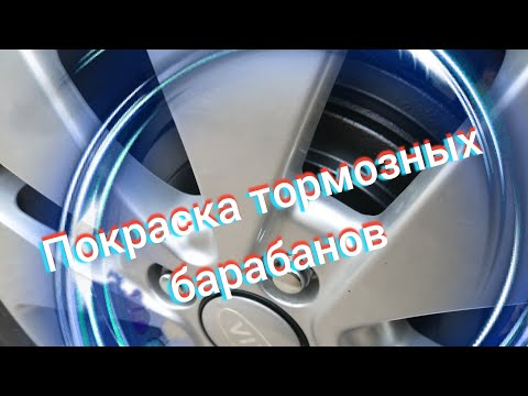 Покраска тормозных барабанов