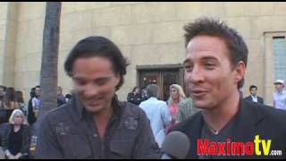 Jason Foster and Travis Aaron Wade at PIG HUNT Premiere May 5, 2009