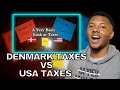 AMERICAN REACTS To A Very Basic Look at Taxes - Between Denmark and USA | Dar The Traveler