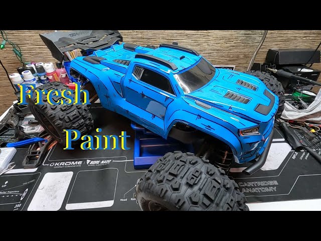 Cool Custom Rattle Can Paint Job! How To Spray An RC Body With Duratrax RC  Car Paint