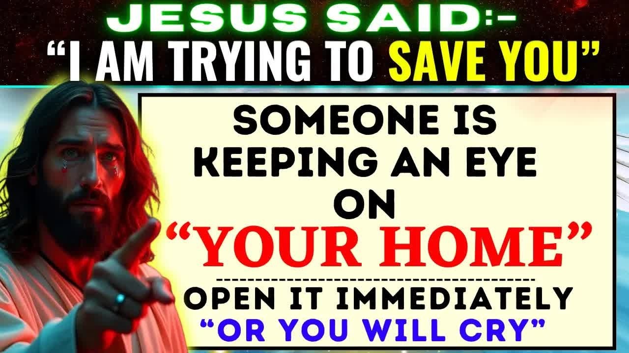 GOD SAYS   AN EVIL PERSON IS KEEPING AN EYE ON YOUR    ＂👆God Message Today~ Gods Message Now👆E