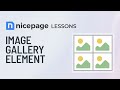 Nicepage lessons image gallery element