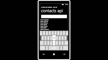 Using Microsoft.Phone.UserData to get Contact information in a Windows Phone app