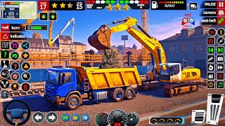 JCB Game 3D Road Construction with drone  Simulator Gameplay I Android Game 2025 🚧  screenshot 1