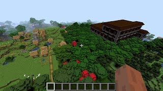 Minecraft 1.14 Seed 116: Woodland mansion and village with ...