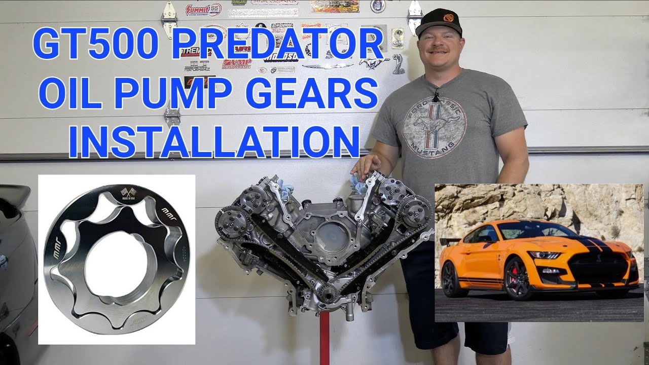 Как установить: шестерни масляного насоса двигателя Mustang GT500 Predator
