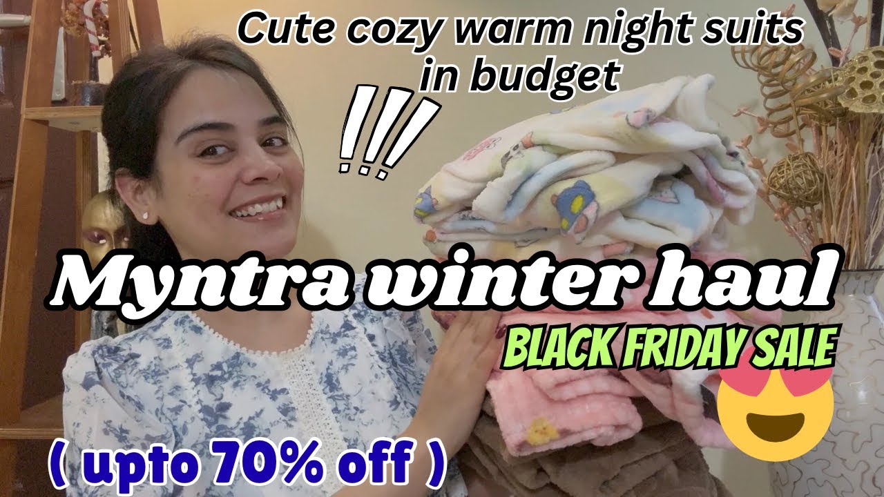 myntra winter haul, upto 70% off | cute winter finds | edgyetika | 