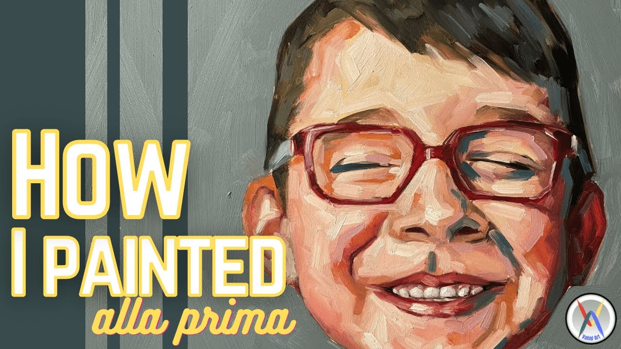 How I Paint This Portrait in 23 Minutes | Time lapse oil Painting Video ...