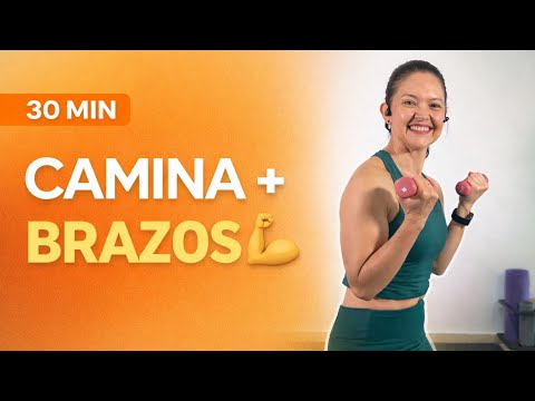 Home Walk with Weights 💪 | Tone Arms and Increase Steps (30 Min)