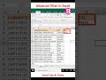 Excel Advanced Filter or Criteria   How to use advanced filter in excel   Dynamic Filter