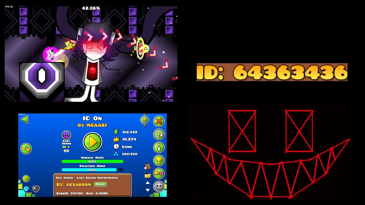 IC On 100% (All Coins) (Easy Demon by MCAASJ) (Geometry dash)